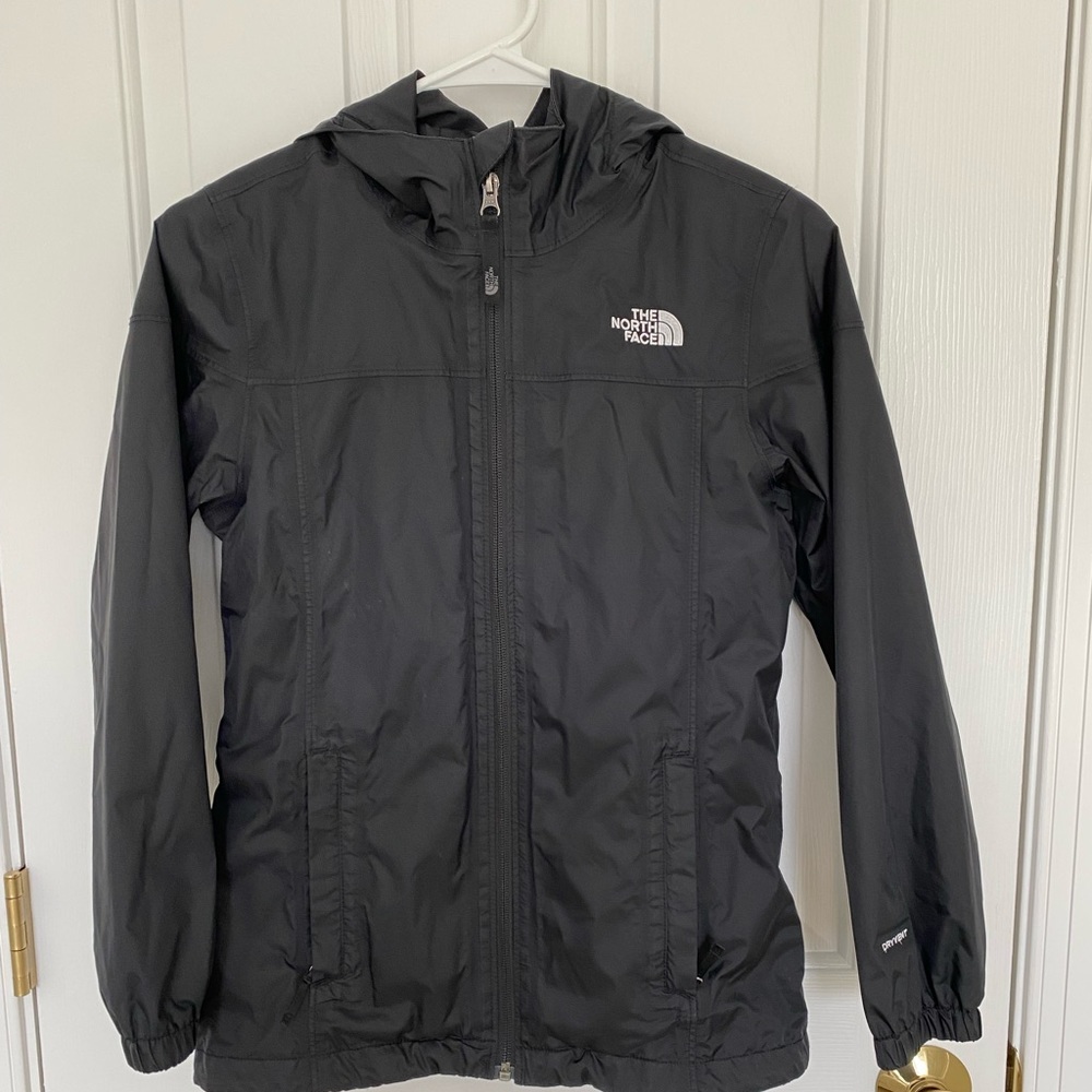 North Face Girls Jacket. Black. Size 10-12